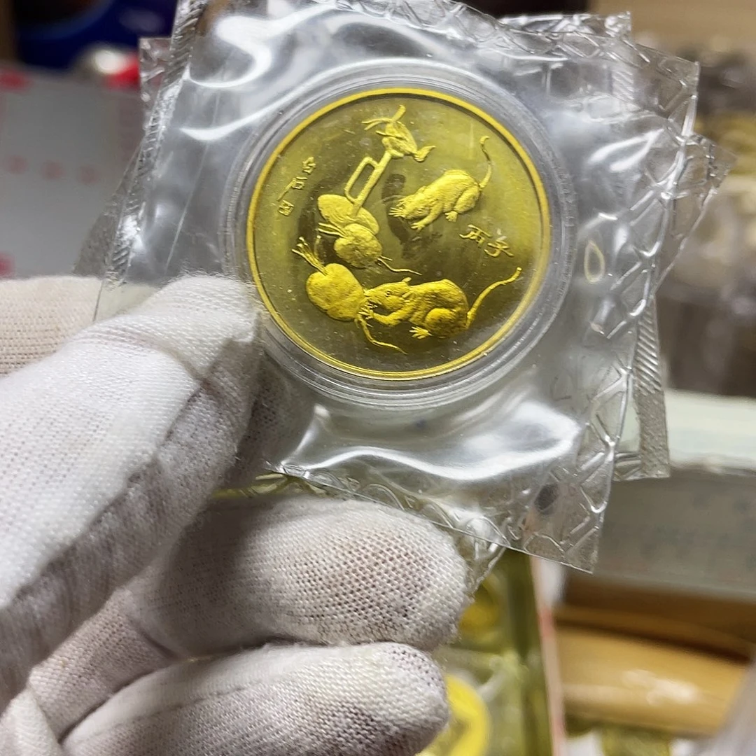 其他普通金属1996年生肖鼠章，，，，