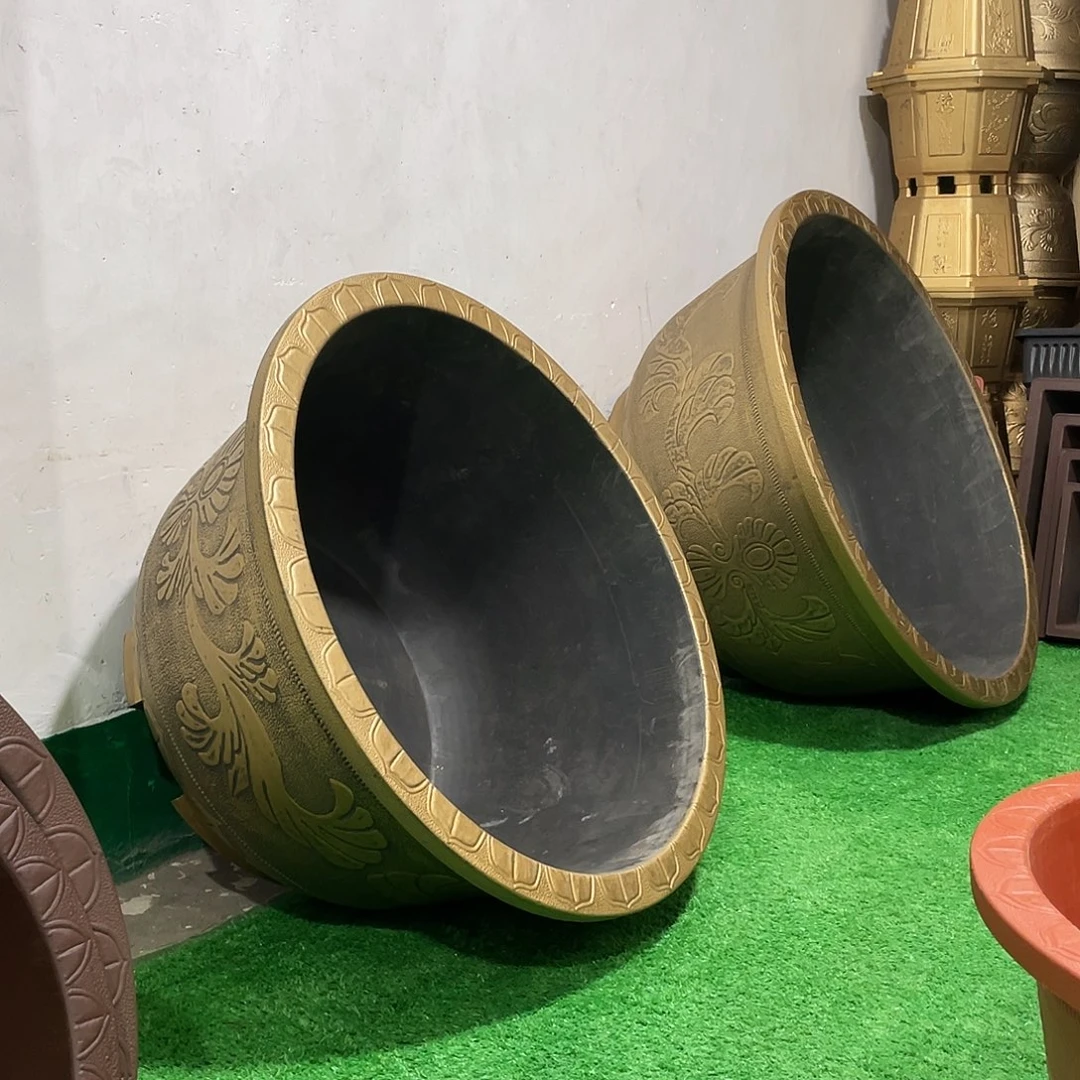 园盆古铜一米一个