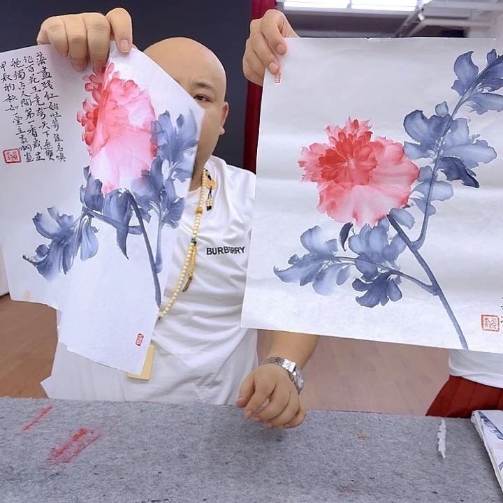 书法宋庄的一位朋友在