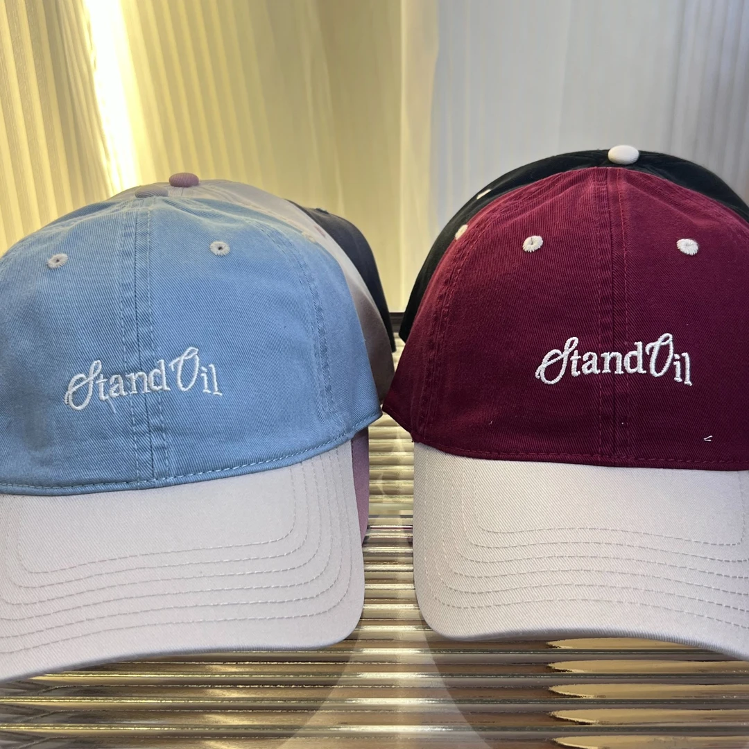 大头围多巴胺颜色拼接青春有活力百搭不挑人棒球帽鸭舌帽