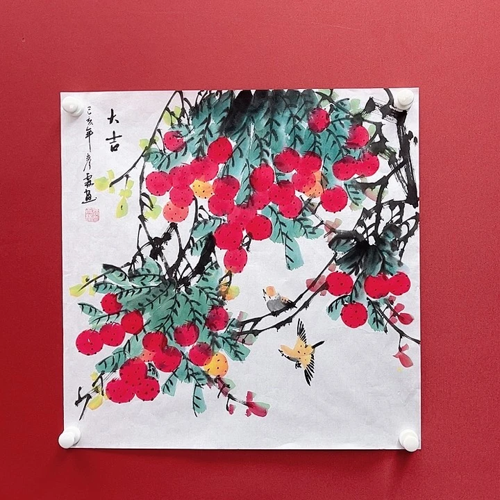 国画纯手绘国画作品