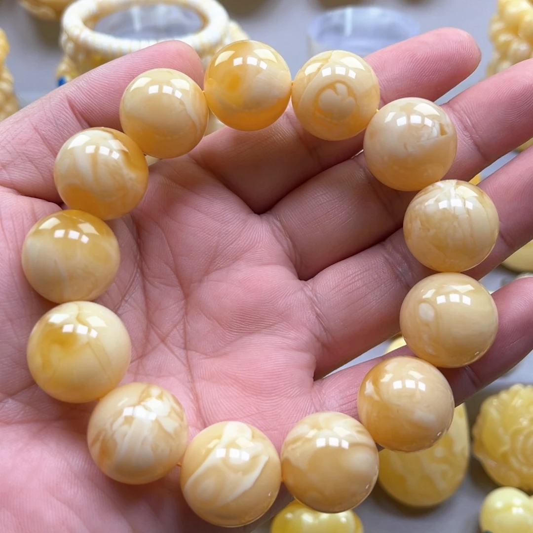 琥珀手链未镶嵌手串