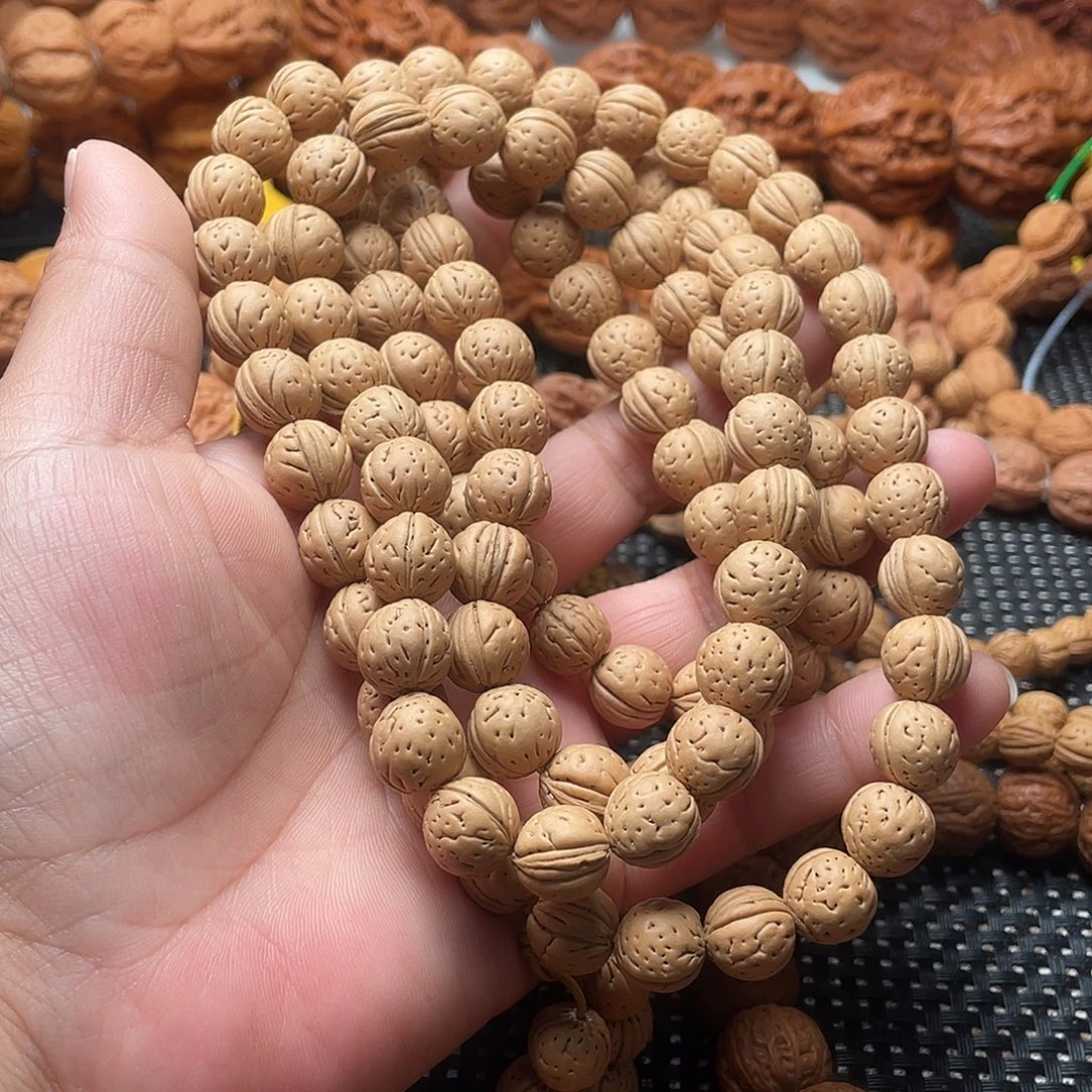 挚***唸文玩核桃手串桃核