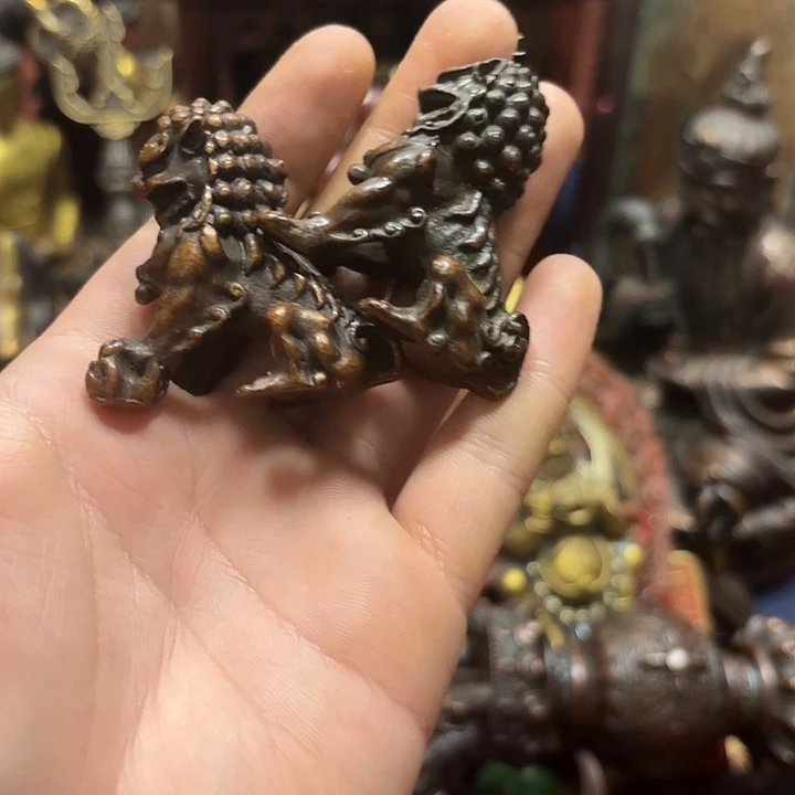 铜器摆件木作印章