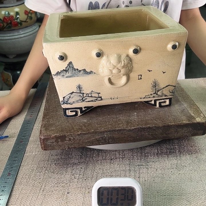 泳坤堂石湾盆陶瓷