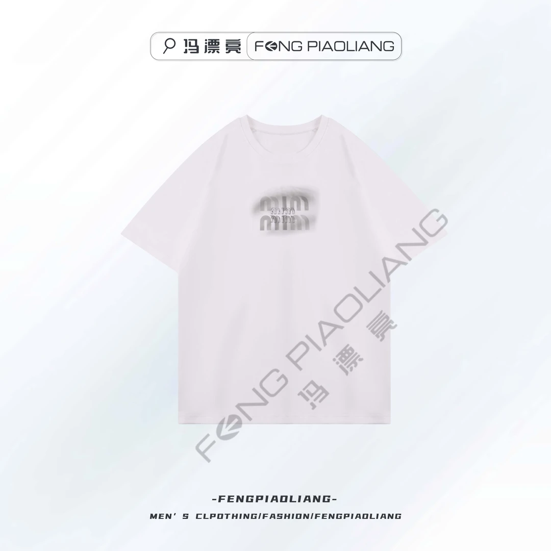 白色【7A抗菌，平替款】半袖宽松休闲设计师情侣短袖百搭复古