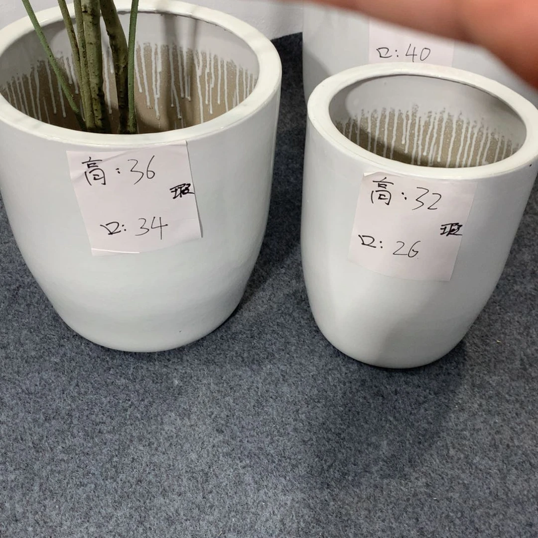 高温陶瓷花盆微瑕