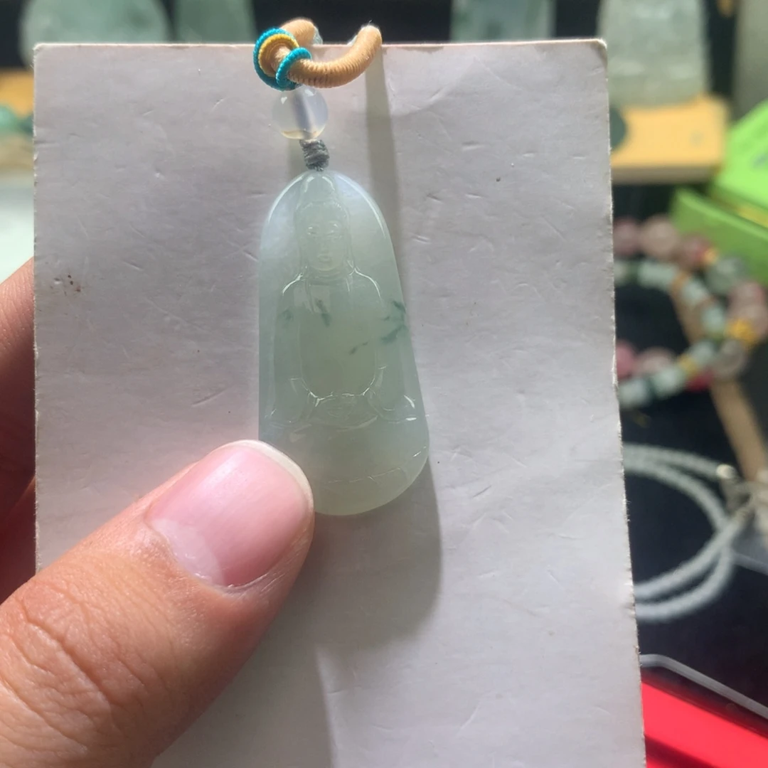 翡翠未镶嵌颈饰000