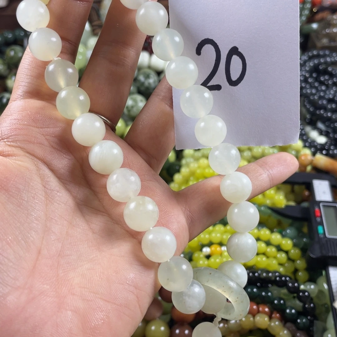 未镶嵌蛇纹石玉手串