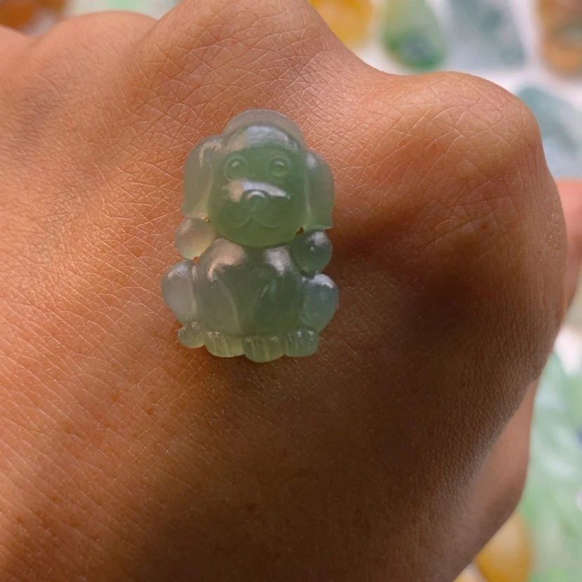 【闪购商品】定制翡翠翡翠未镶嵌小狗