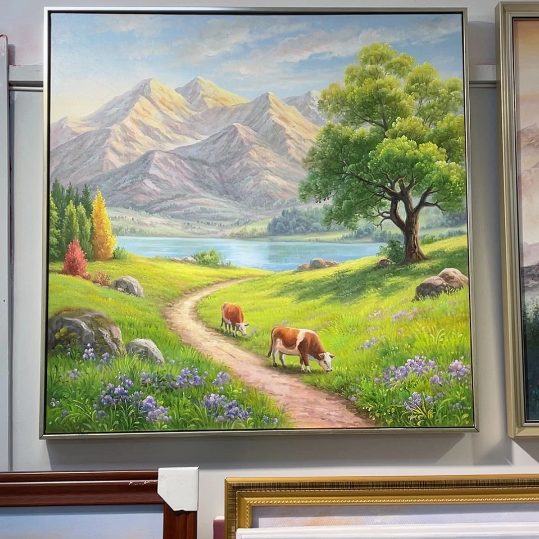 【闪购商品】油画捡漏福利80×80写实派风景