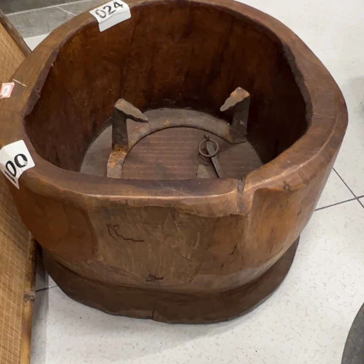 木头火钵茶器茶器