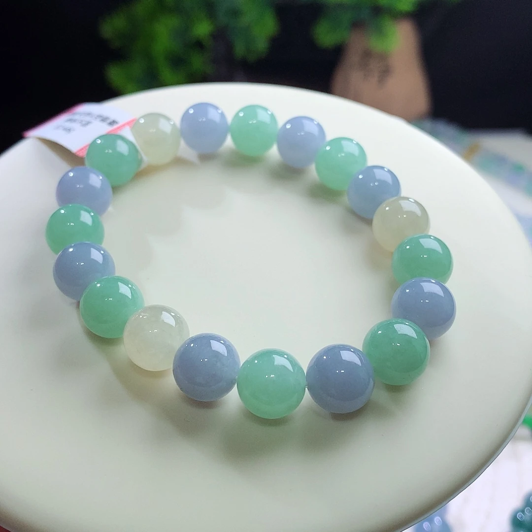 未镶嵌手串翡翠卡10mm