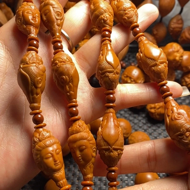 吊坠橄榄核柳叶观音