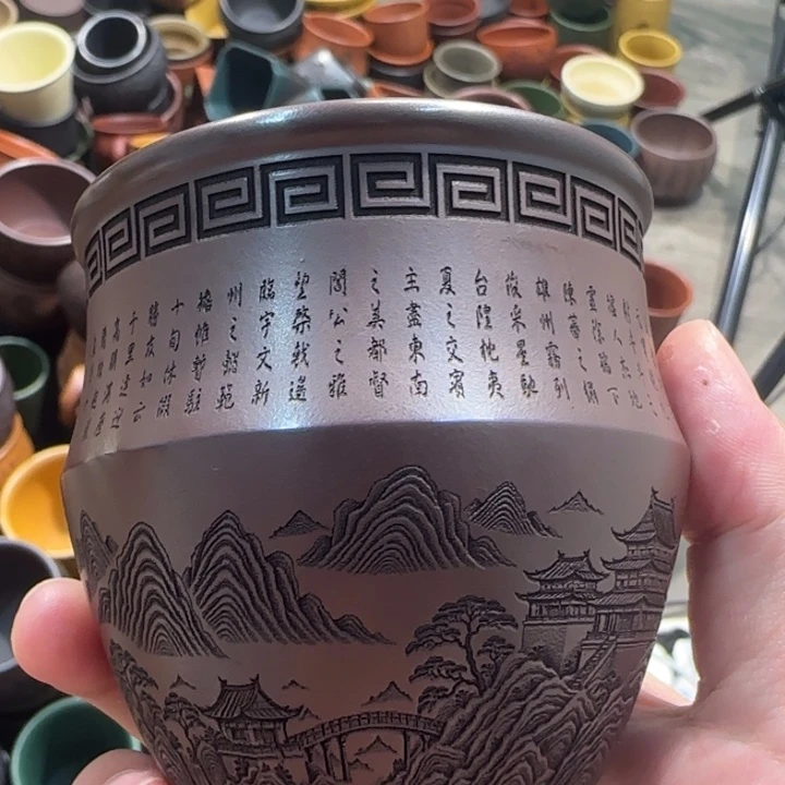 茶杯紫砂全手工紫砂