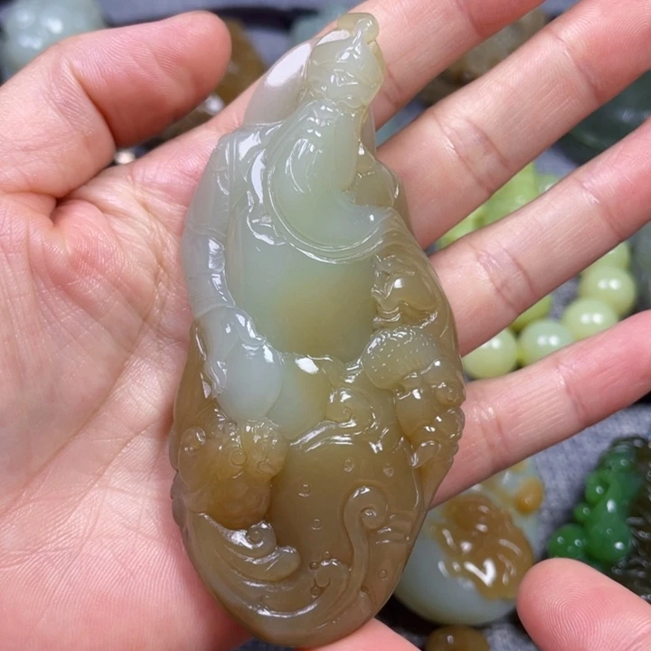 未镶嵌和田玉挂件