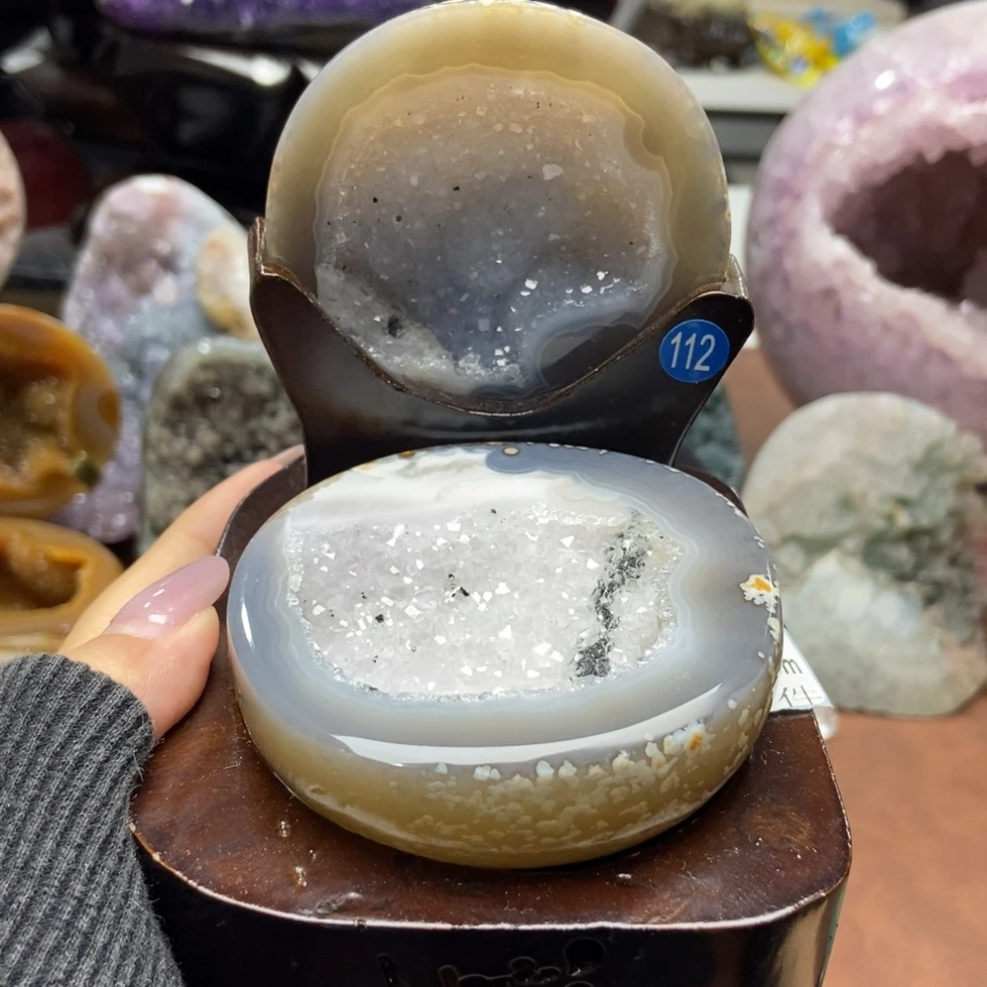 未镶嵌摆件紫晶水晶