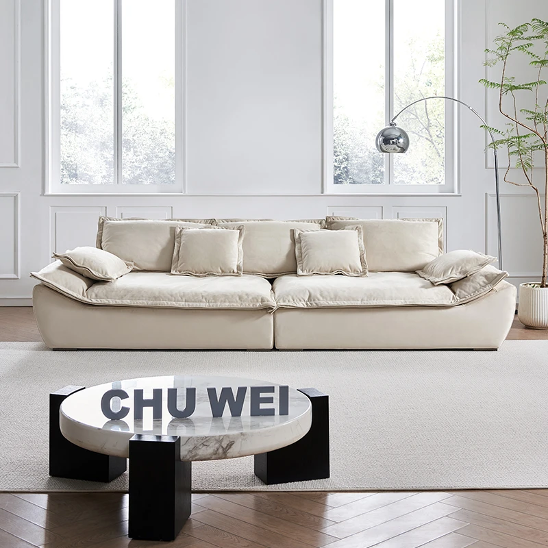 CHUWEI/初位帆船沙发布艺网红懒人沙发别墅大户型客厅大坐深直排