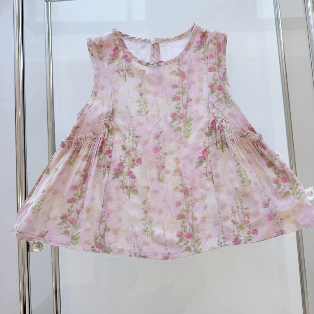 【金樱桃Golden cherry】小童碎花满印洋气套装QDD838