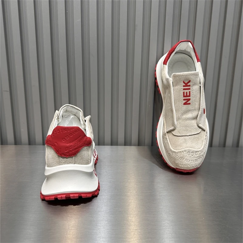 潮品男鞋2025春秋新款低帮一脚蹬休闲鞋舒适百搭时尚潮流运动鞋男