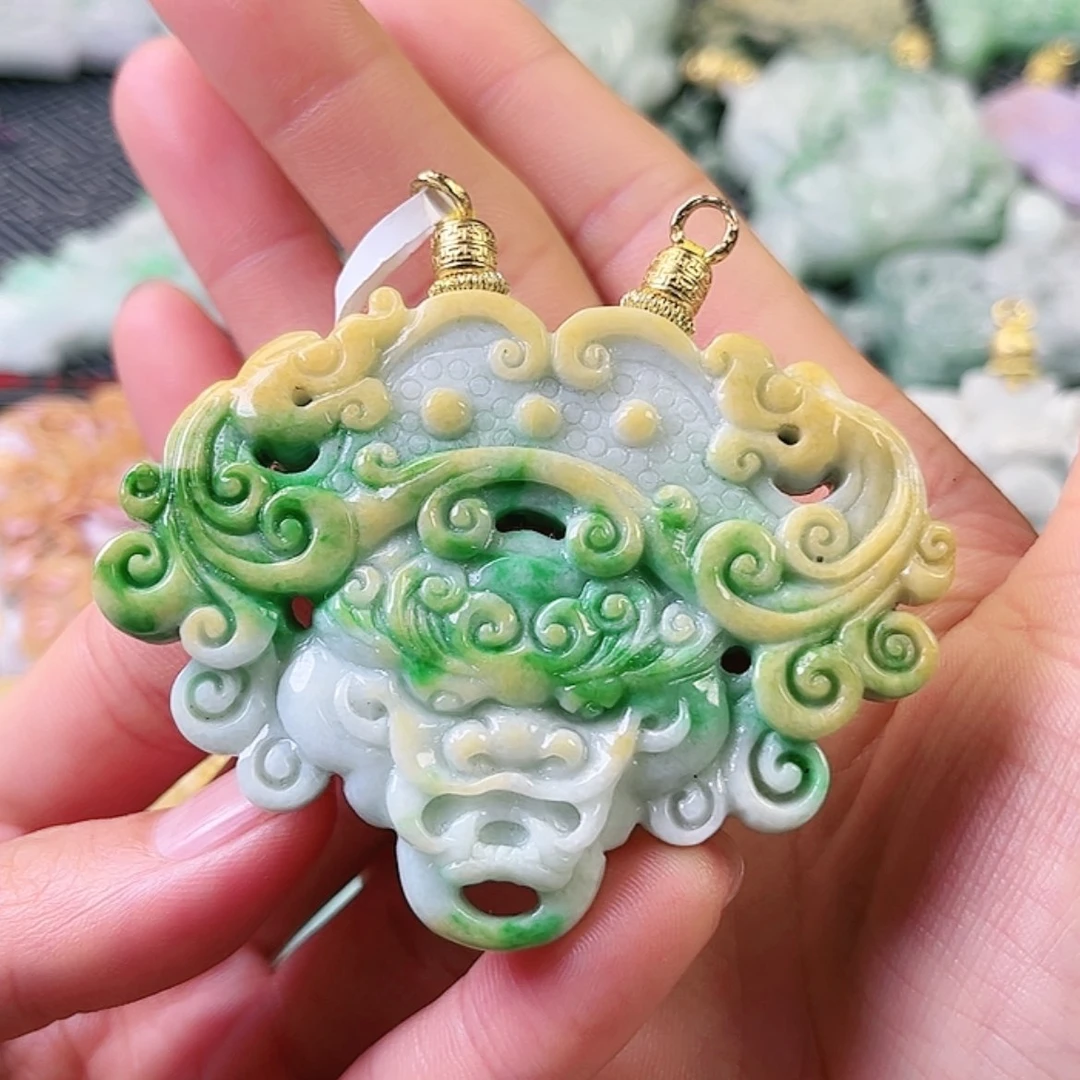 【闪购商品】翡翠颈饰未镶嵌挂件