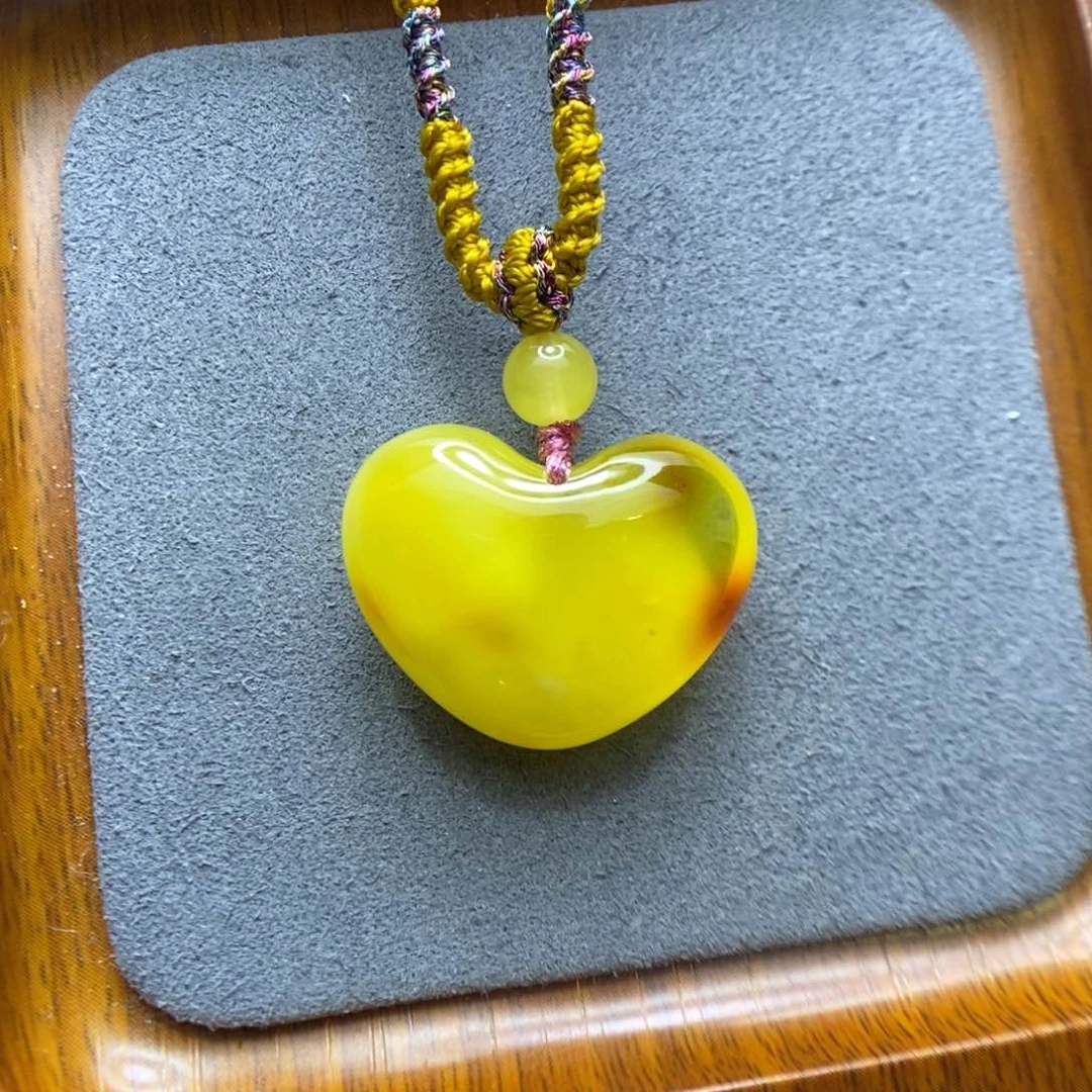 蜜蜡颈饰未镶嵌郎