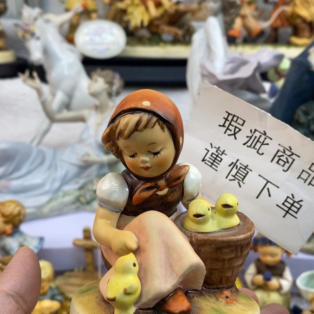 瓷片欧美中古美物摆件