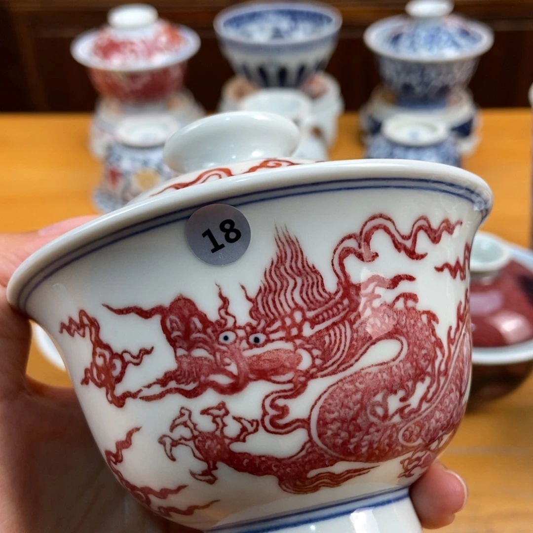手绘现代茶具非古董一**尘
