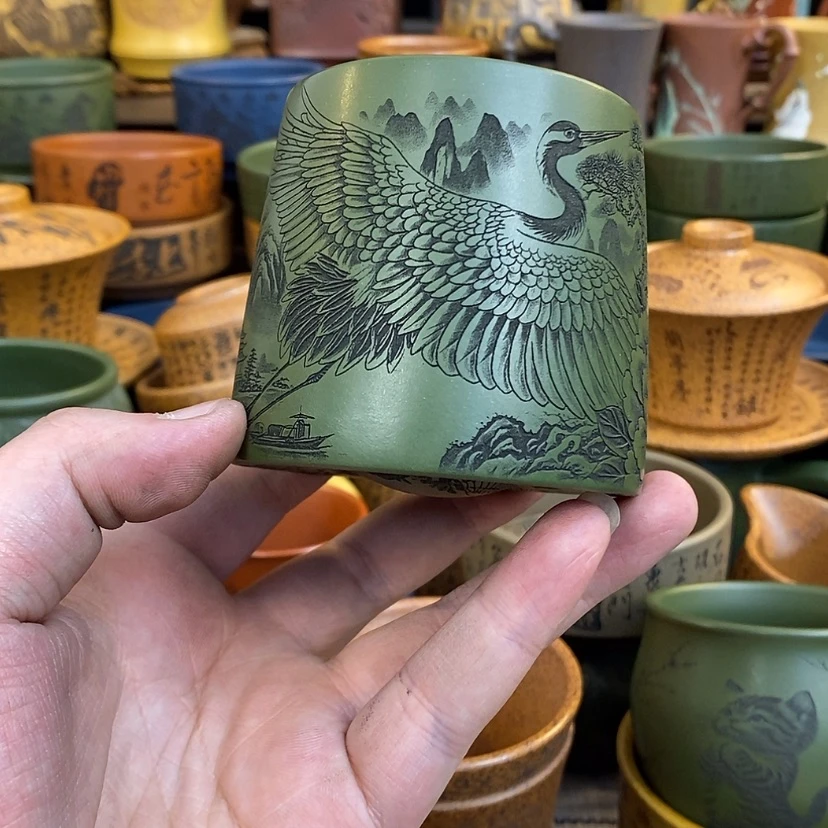 【闪购商品】紫砂杯子宜兴全手工紫砂杯