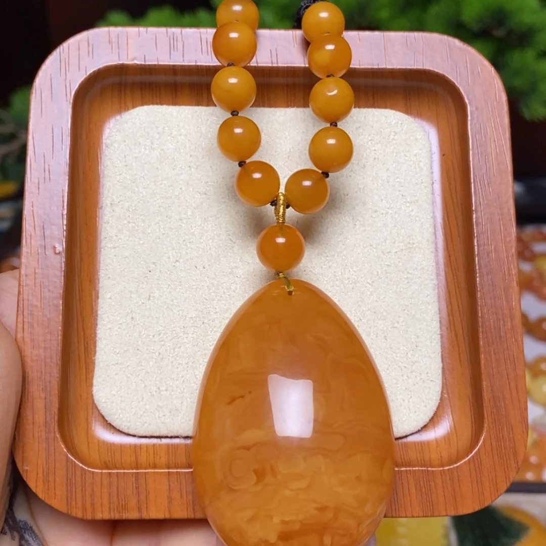 【闪购商品】蜜蜡颈饰未镶嵌项链