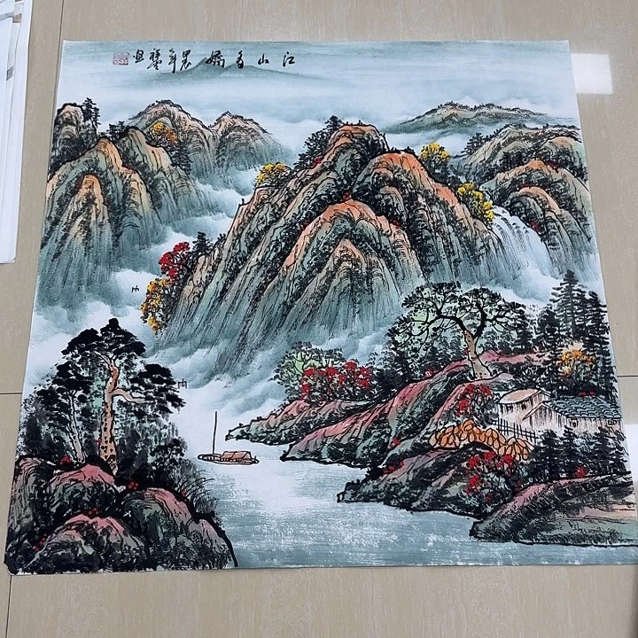 国画国画作品展。国画f