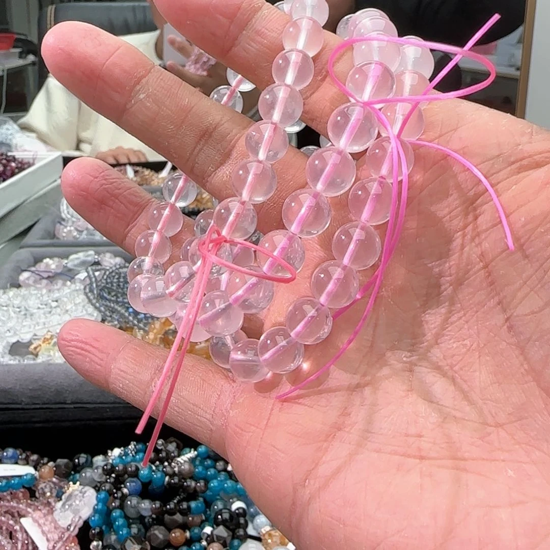 水晶手链未镶嵌粉水晶