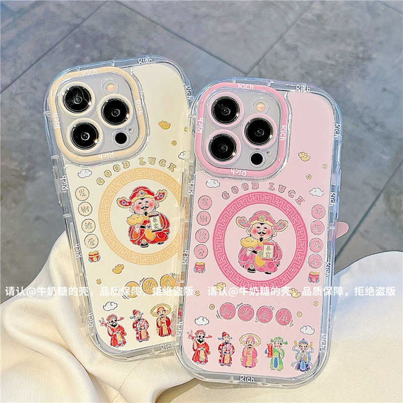 泡芙羽纱壳适用苹果16/iPhone/华为荣耀/OPPO/VIVO/小米/手机壳潮