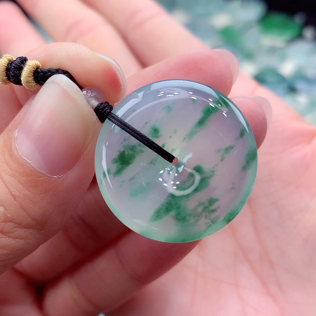 颈饰未镶嵌翡翠编号81尺寸26.9-5.7