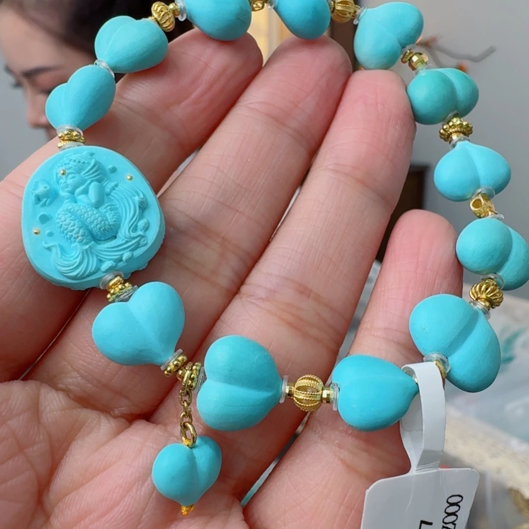 未镶嵌绿松石珠宝奇石