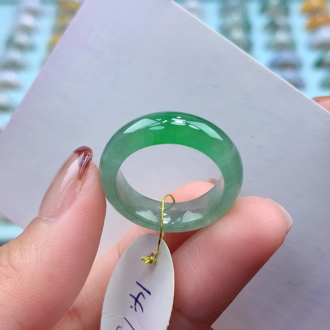 未镶嵌戒指翡翠1415圈