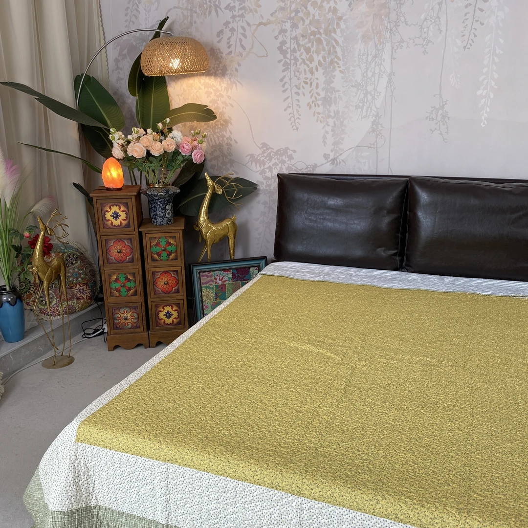 【赫彩生活碎花】230*250拼接四季夹棉双人床盖夹棉