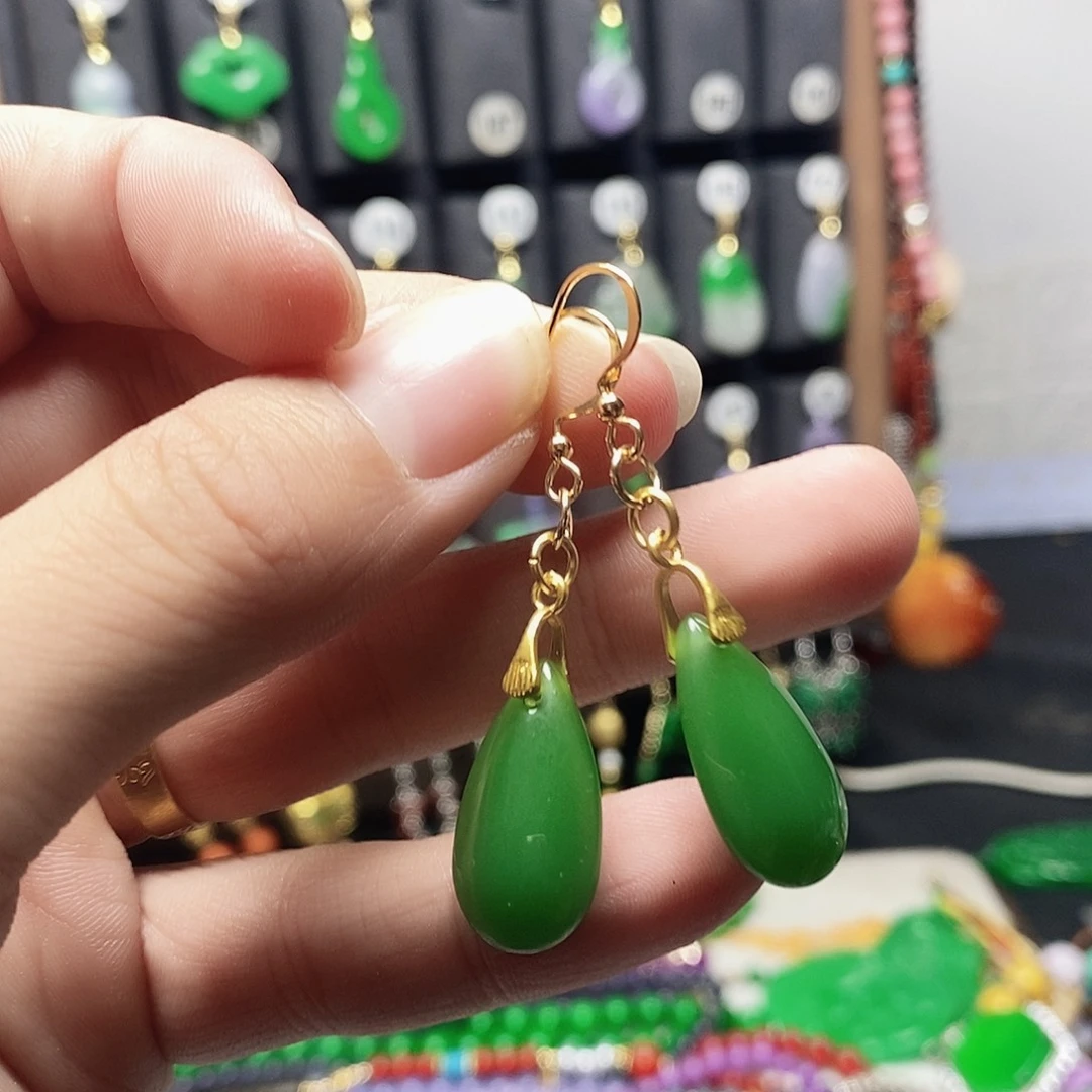 未镶嵌和田玉耳饰14