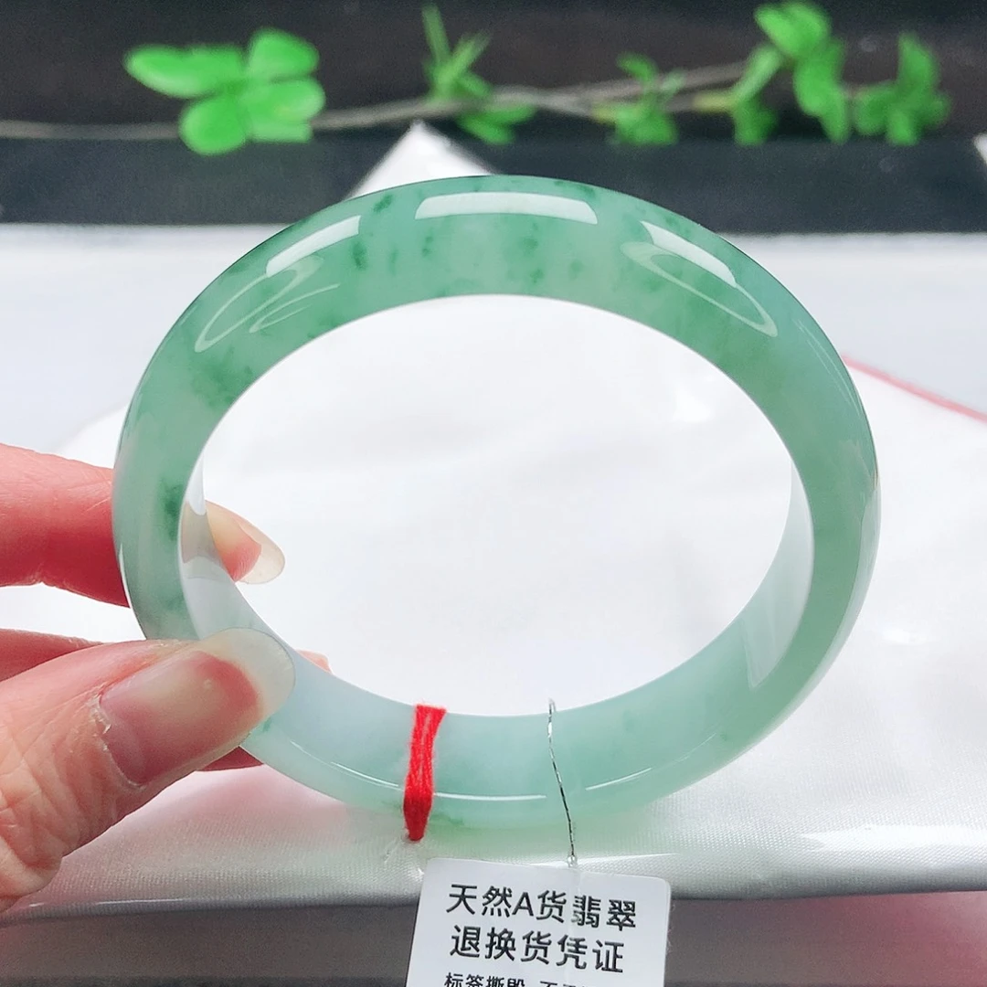 未镶嵌手镯翡翠58圈