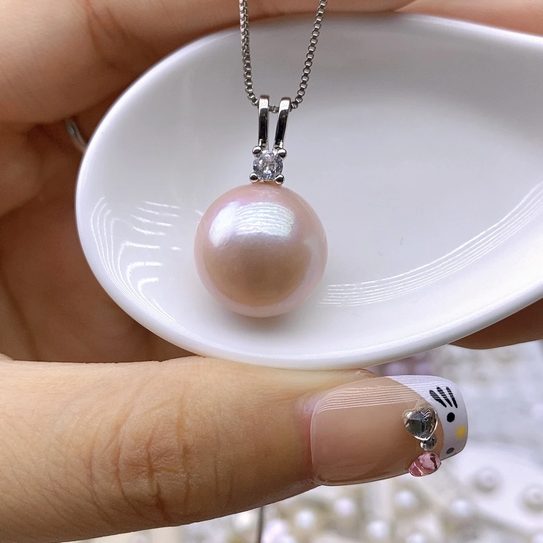 淡水珍珠未镶嵌吊坠(赠链)