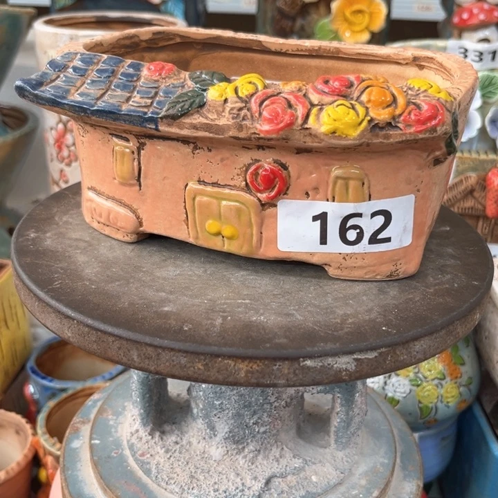 紫砂花盆粗陶材质多肉花盆