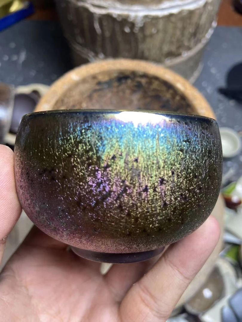 茶杯  茶器  七彩铠甲