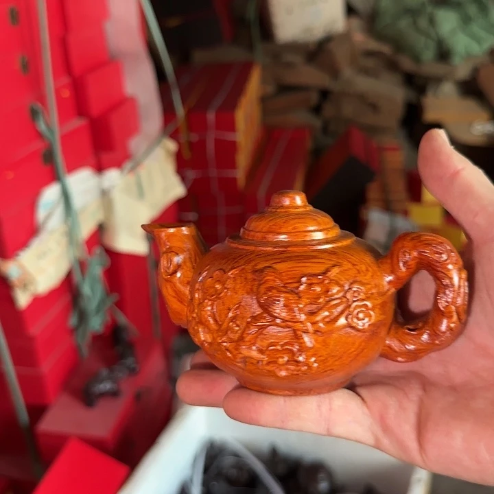 木花梨木15梅花壶一个