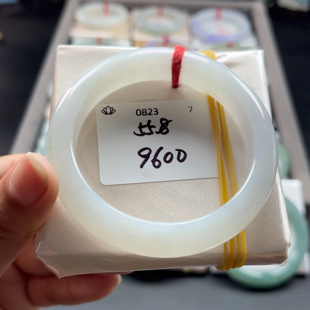 未镶嵌手镯翡翠55.8正圈