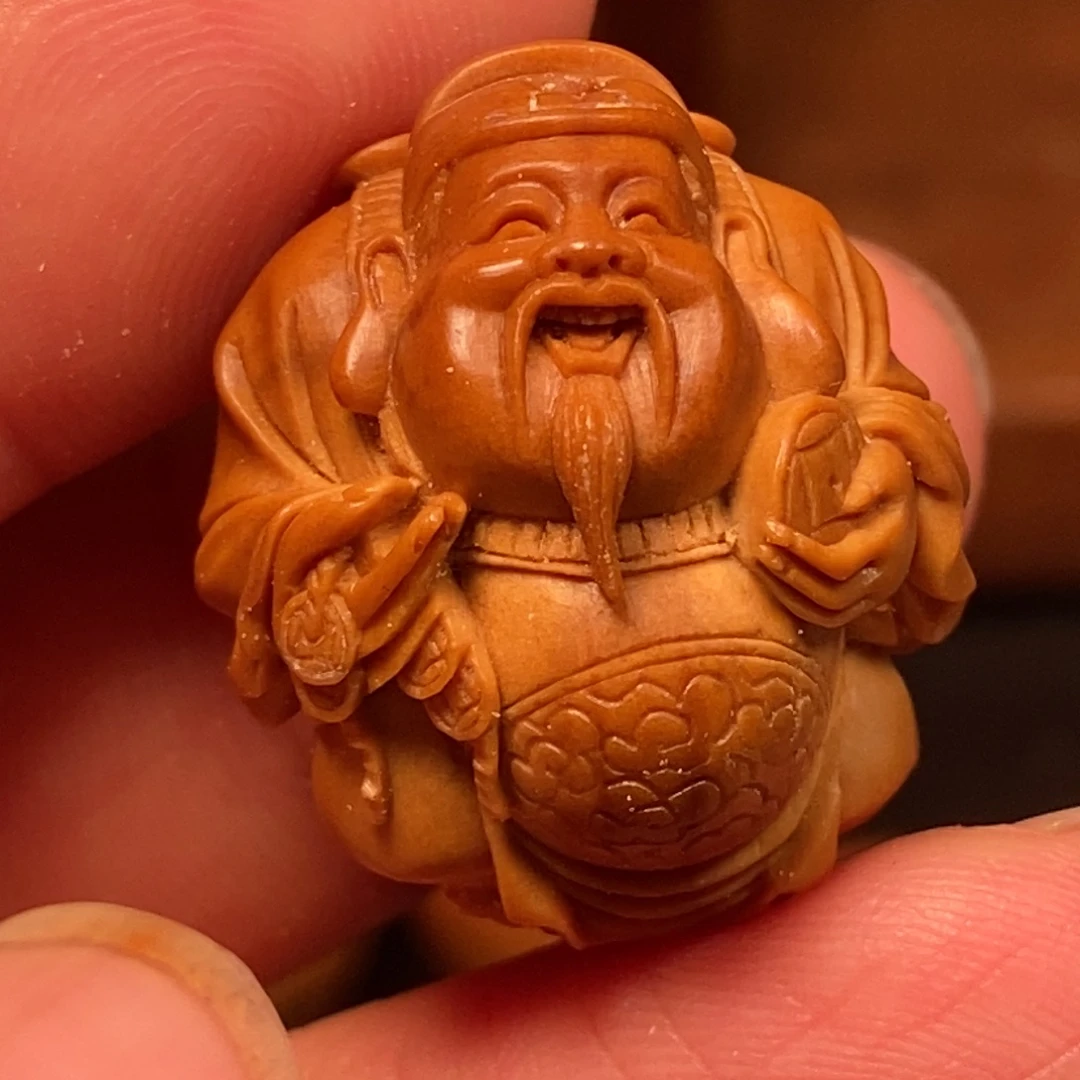 如***茗手串/手链橄榄核财神