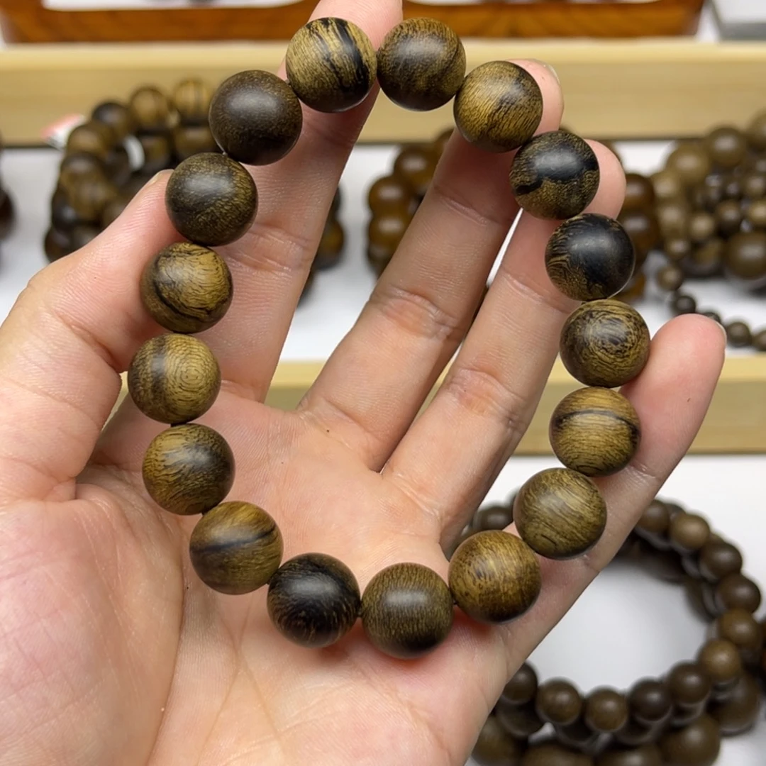 柯***哥沉香手串越南芽庄白棋楠1.3