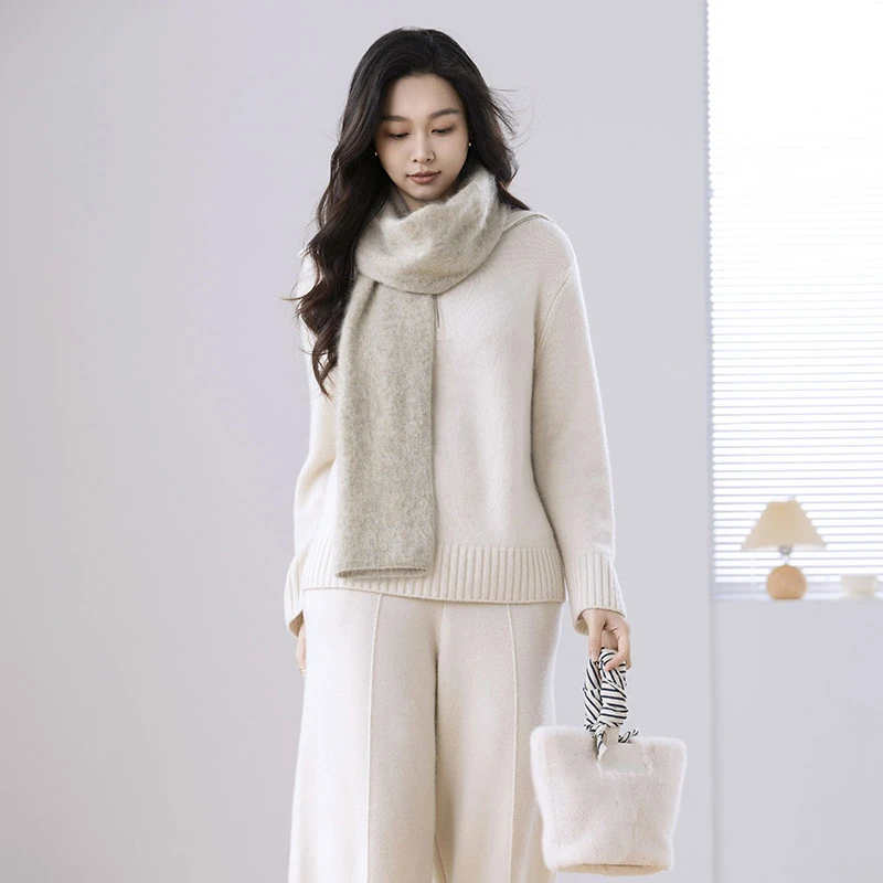 （康赛妮）火桐hooton 雾凇如挂 高货系列 羊绒套装24A700