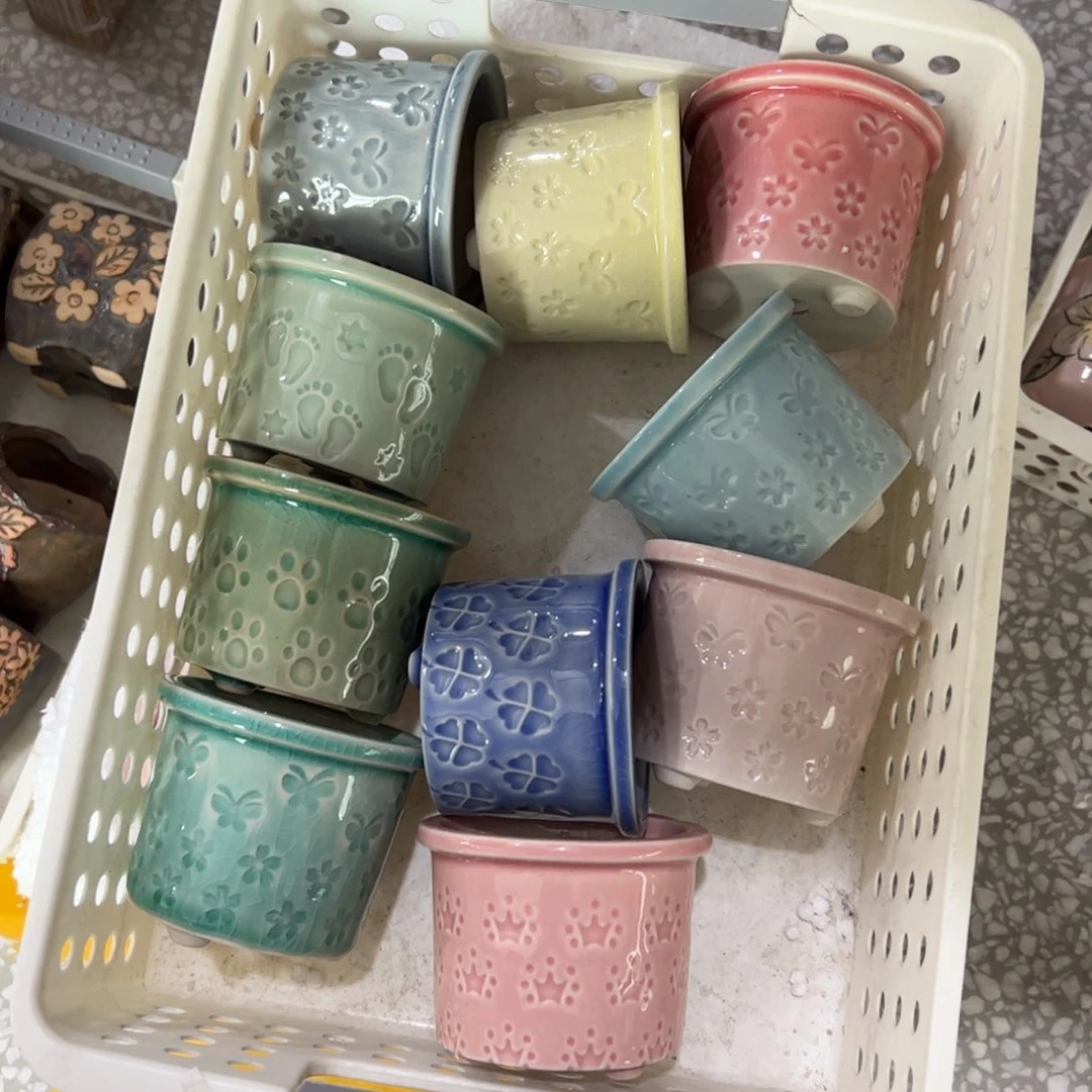 陶瓷陶瓷多肉花盆@@1683