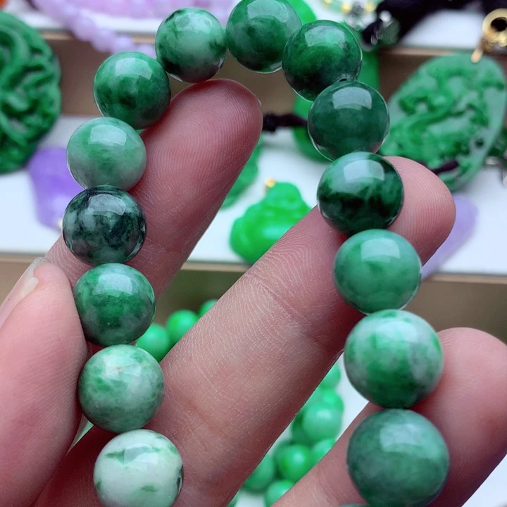 翡翠未镶嵌手链手串