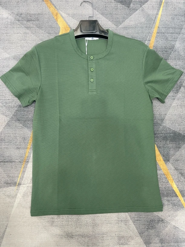 翻领男款匹马珠地棉T恤休闲短袖夏季速干薄款纯色